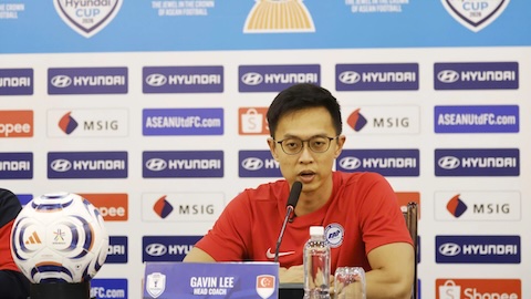 HLV Gavin Lee tiếc nuối khi Singapore không thể vào chung kết AFF Cup